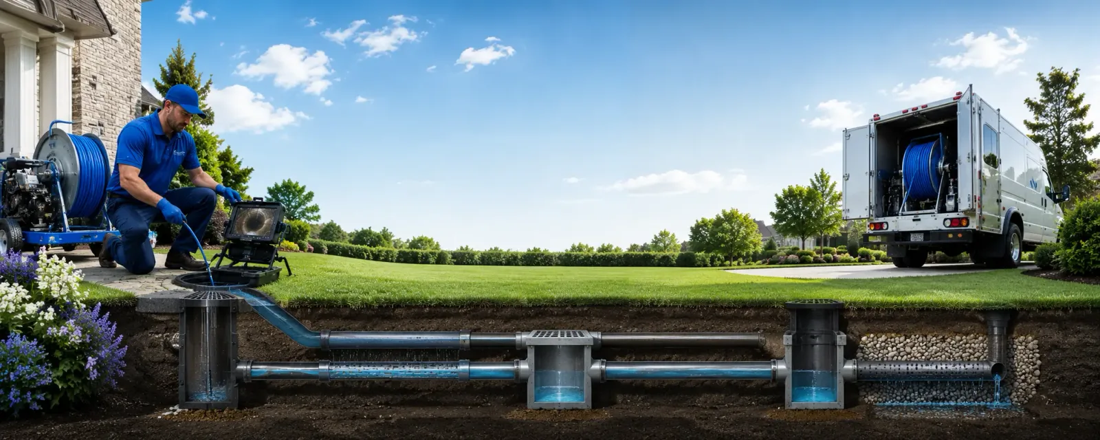 Outdoor drain cleaning information for Williamsburg, PA